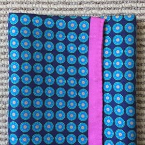 Ted Baker Pocket Square - Navy/Aqua